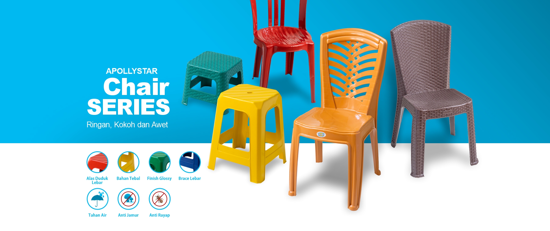 Koleksi Kursi Plastik Apollystar
